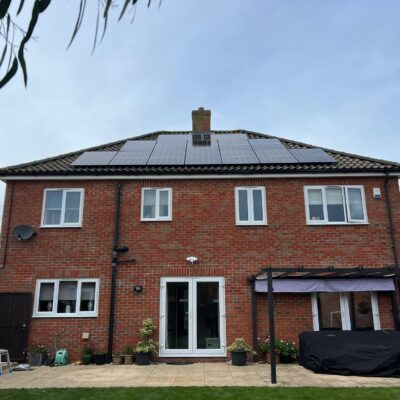 Fantastic Solar Pv installation on a two story house
