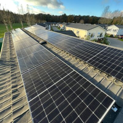 Brilliant Solar panel installation done by Impact Services